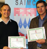 L–R: Nico Archer, Yokogawa SA and Eben Grobbelaar, SAIMC Vaal.